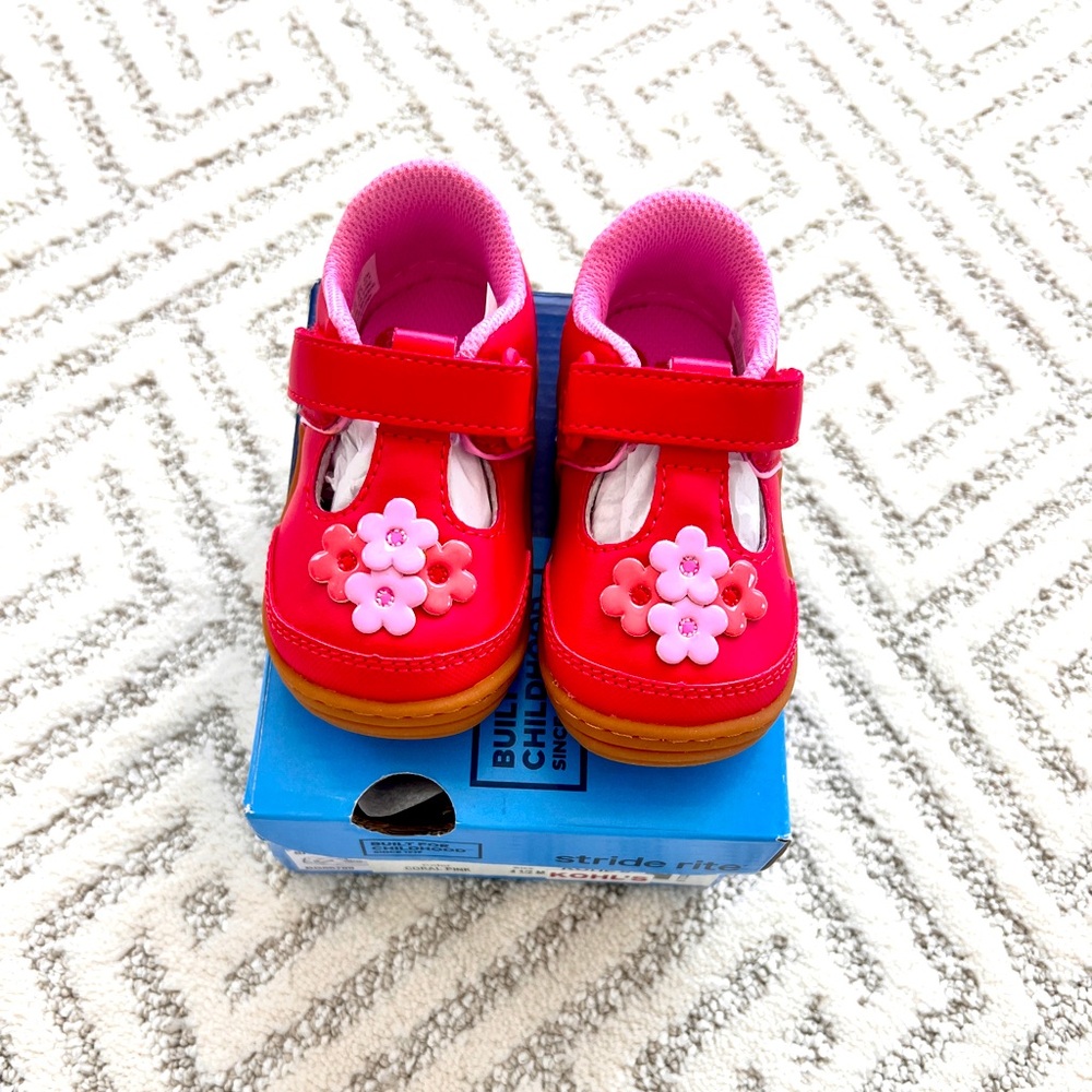 Brand new in box Stride rite baby girls sneakers
